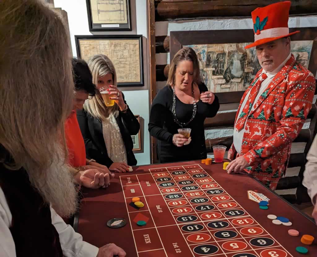 Casino Party at Historic WIGWAM for Christmas