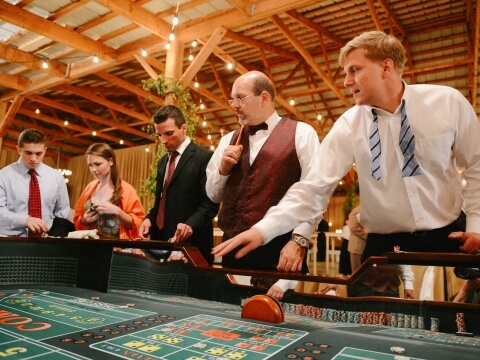 Casino Theme Party for a Wedding